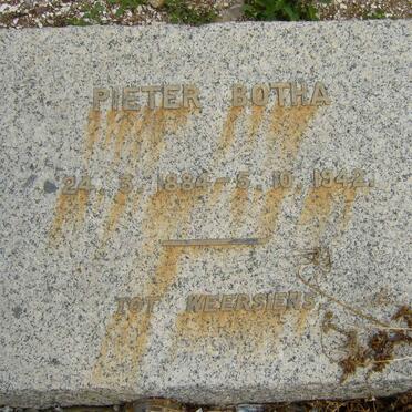 BOTHA Pieter 1884-1942