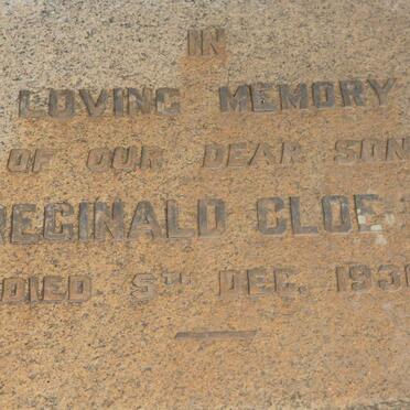 CLOETE Reginald -1936