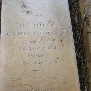 KEET Petronella Christina nee JONKER 1835-1885