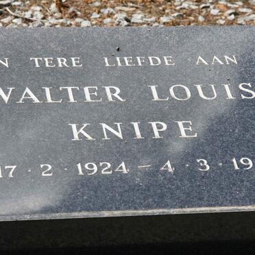 KNIPE Walter Louis 1924-1987