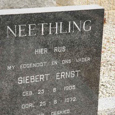NEETHLING Siebert Ernst 1905-1972