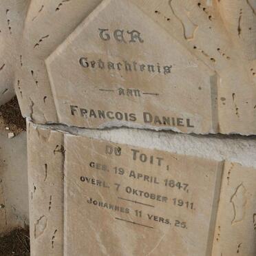 TOIT Francois Daniel, du 1847-1911