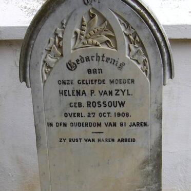 ZYL Helena P., van nee ROSSOUW -1908