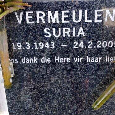 VERMEULEN Suria 1943-2005