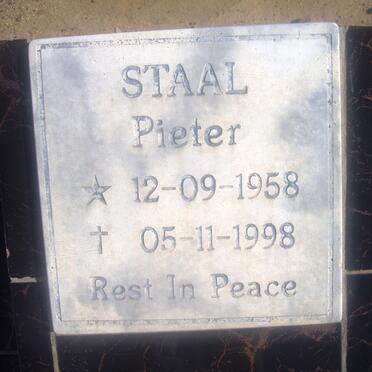 STAAL Pieter 1958-1998
