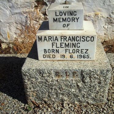 FLEMING Maria Francisco nee FLOREZ -1965