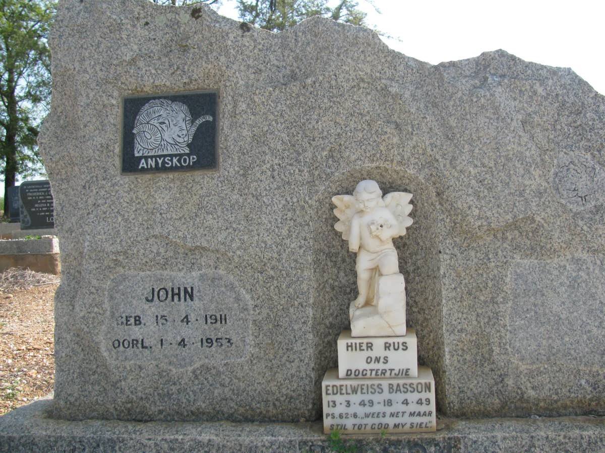 BASSON John 1911-1953 :: BASSON Edelweiss 1949-1949