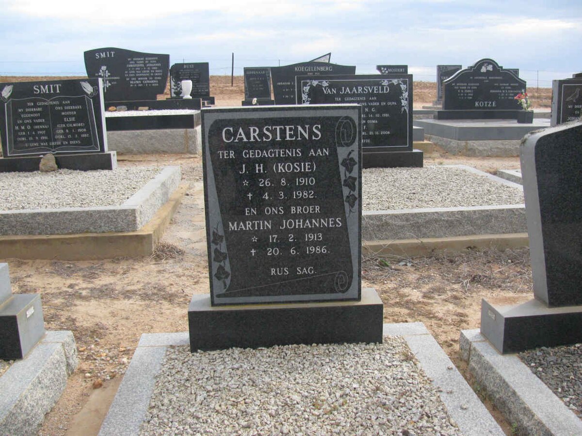 CARSTENS J.H. 1910-1982 :: CARSTENS Martin Johannes 1913-1986