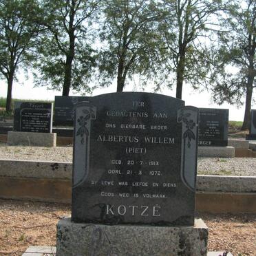 KOTZE Albertus Willem 1913-1972