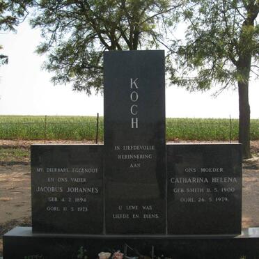 KOCH Jacobus Johannes 1894-1973 &amp; Catharina Helena SMITH 1900-1979