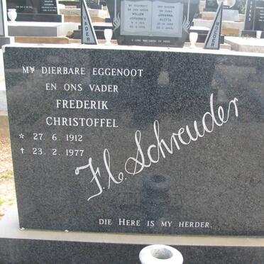 SCHREUDER Frederik Christoffel 1912-1977