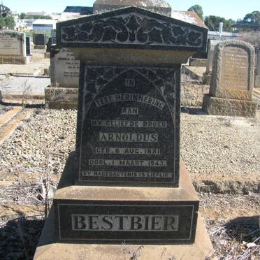 BESTBIER Arnoldus 1881-1943 