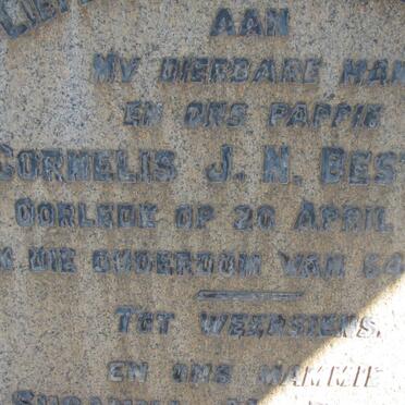 BESTBIER Cornelis J.N. -1934 &amp; Susanna M. 1888-1967