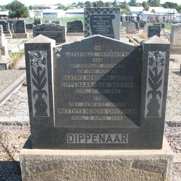 DIPPENAAR Matthys Hendrik Christiaan -1959 &amp; Beatrix Hendrina Jacoba BASSON -1944