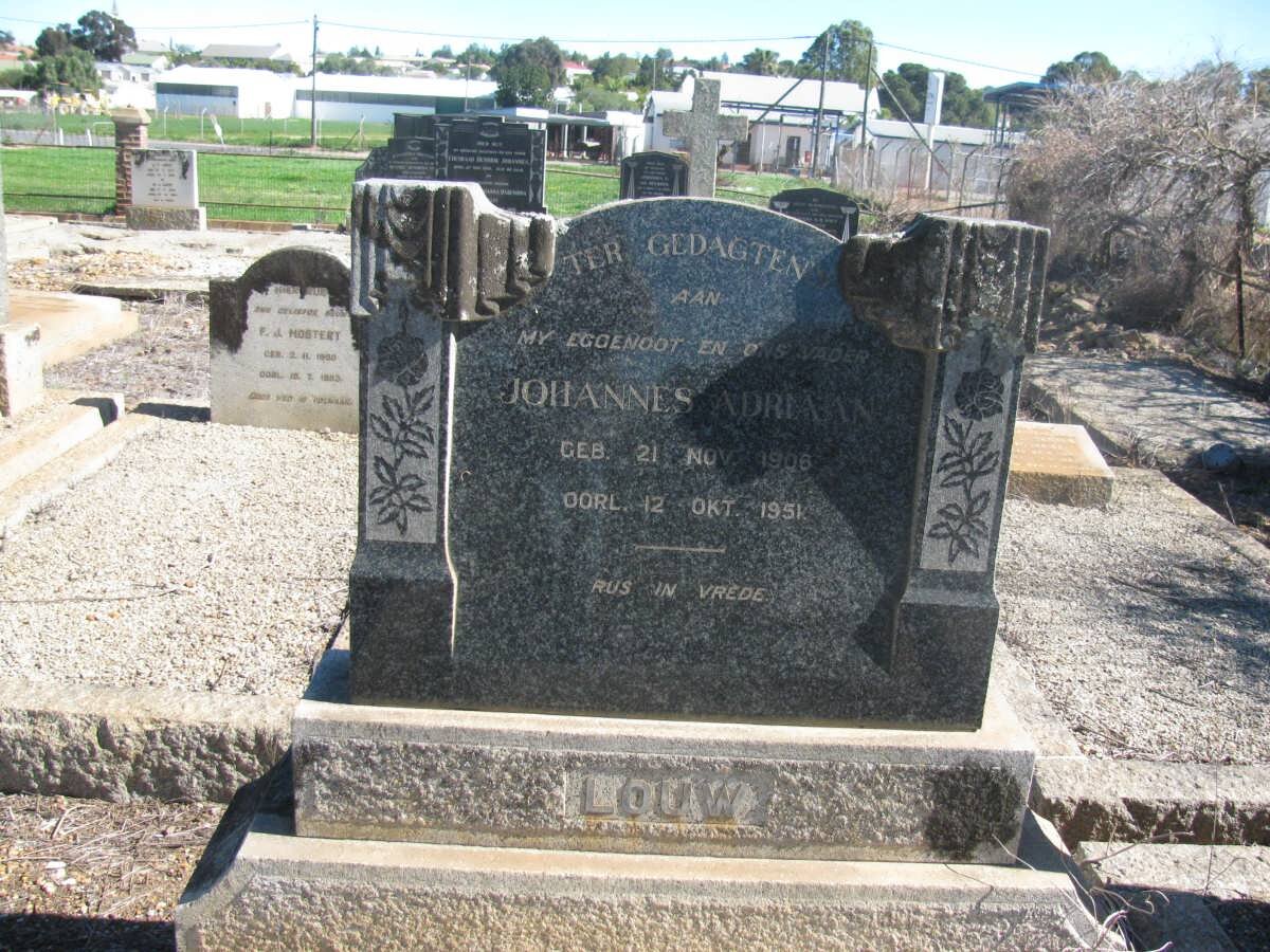 LOUW Johannes Adriaan 1906-1951