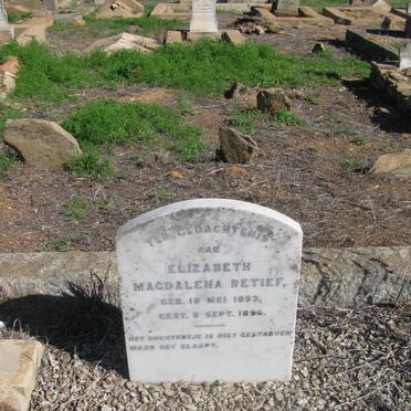 RETIEF Elizabeth Magdalena 1893-1894