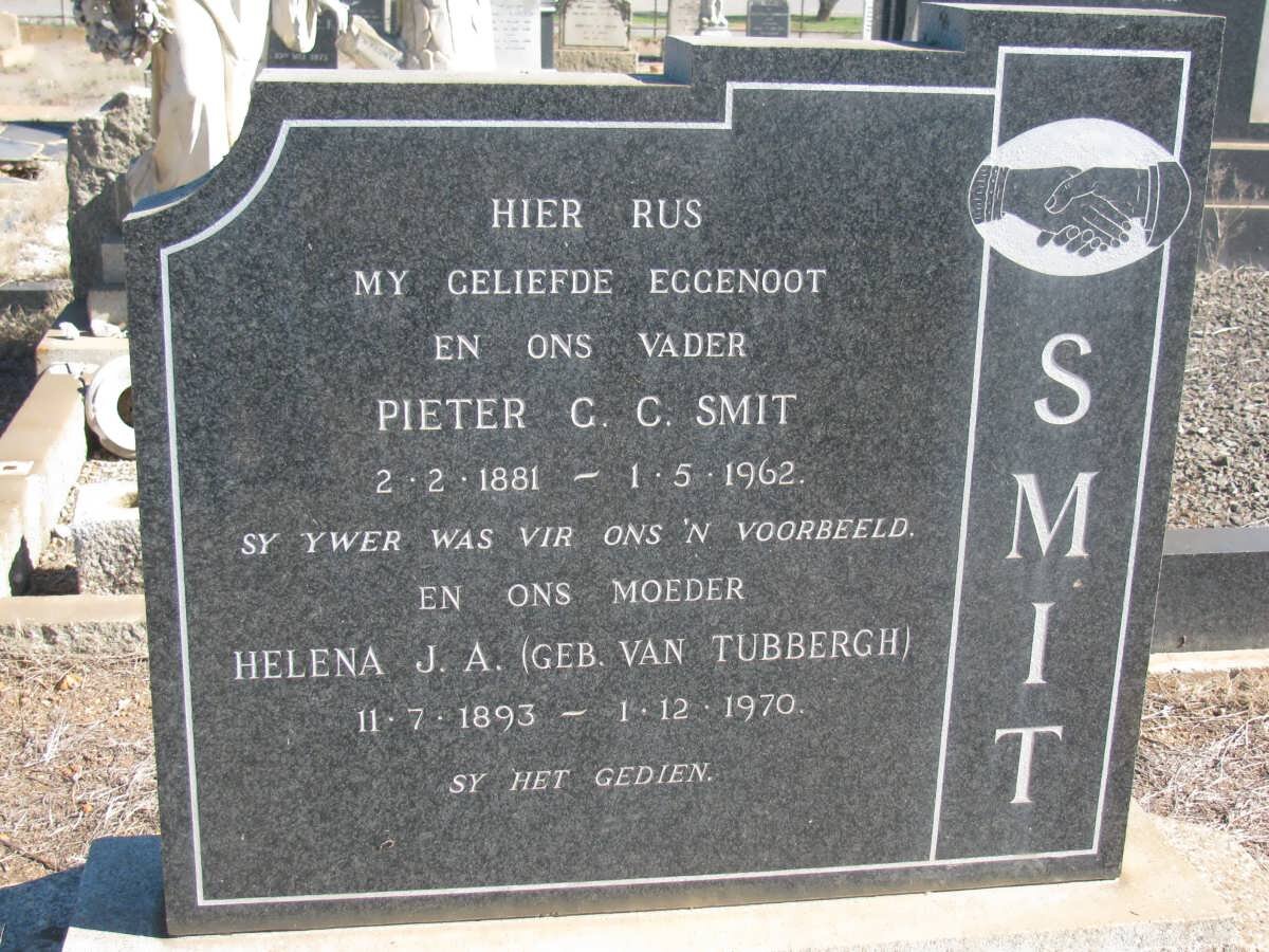 SMIT Pieter G.C. 1881-1962 &amp; Helena J.A. VAN TUBBERGH 1893-1970