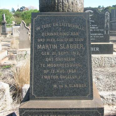 SLABBER Martin 1912-1930