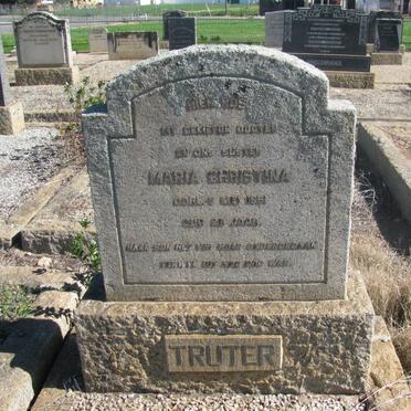 TRUTER Maria Christina -1951