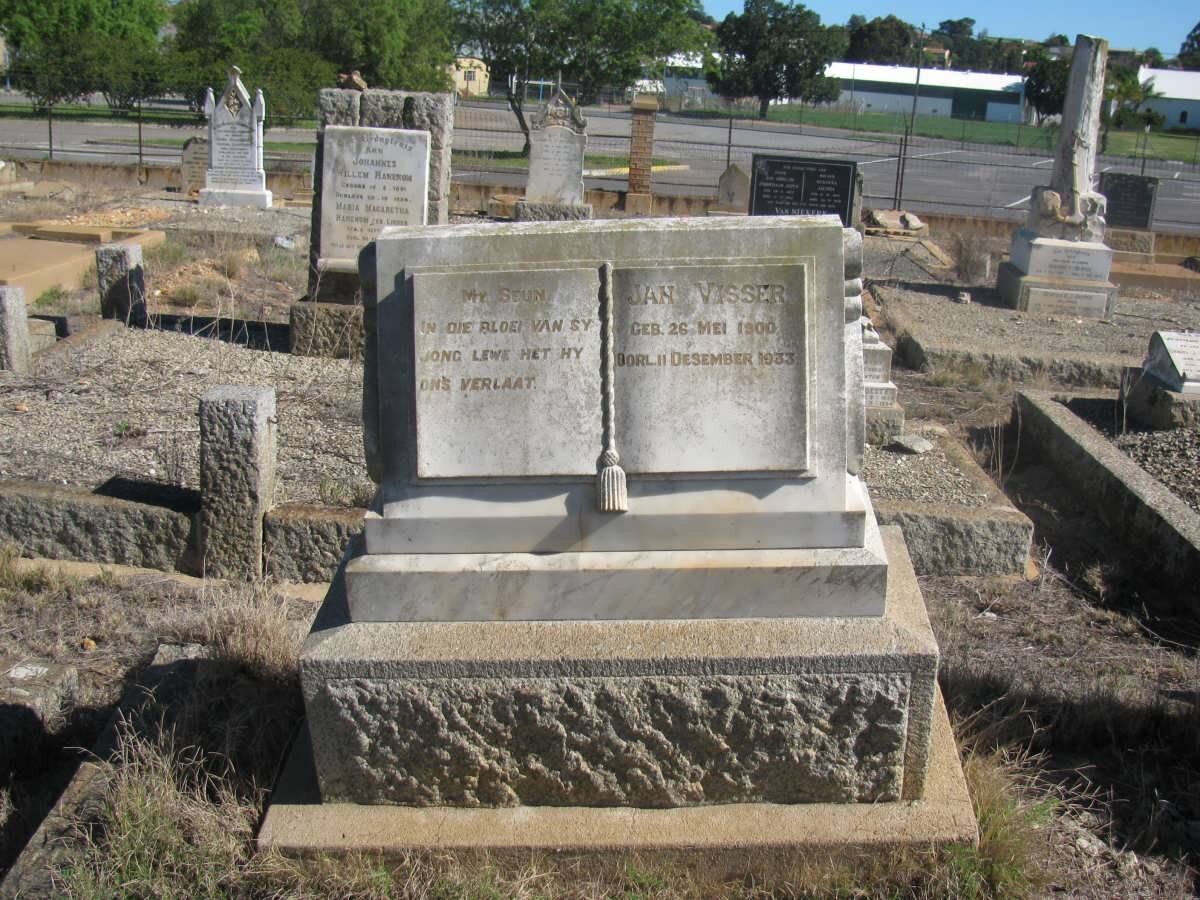 VISSER Jan 1900-1933