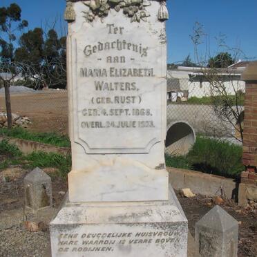 WALTERS M.M. 1864-1957 &amp; Maria Elizabeth RUST 1866-1933 :: WALTERS Maria Elizabeth 1896-1900 