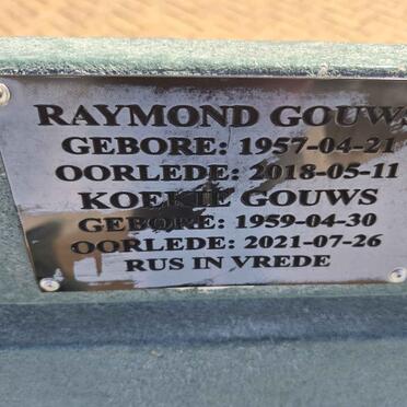 GOUWS Raymond 1957-2018 & Koekie 1959-2021