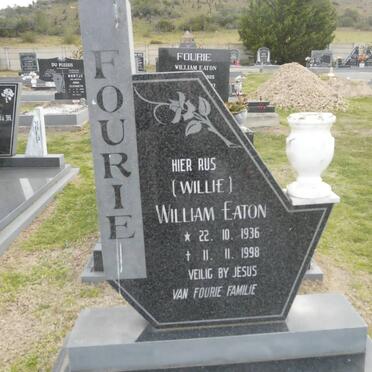 FOURIE William Eaton 1936-1998