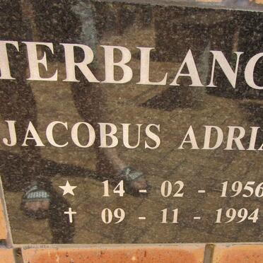 TERBLANCHE Jacobus Adriaan 1956-1994