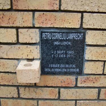 LAMPRECHT Petru Corneliu nee LUDICK 1965-2011
