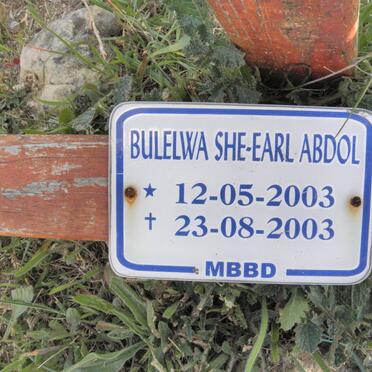 ABDOL Bulelwa She-earl 2003-2003