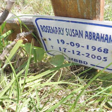 ABRAHAMS Rosemary Susan 1968-2005