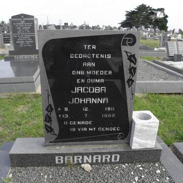 BARNARD Jacoba Johanna 1911-1982