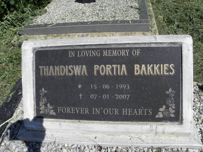 BAKKIES Thandiswa Portia 1993-2007