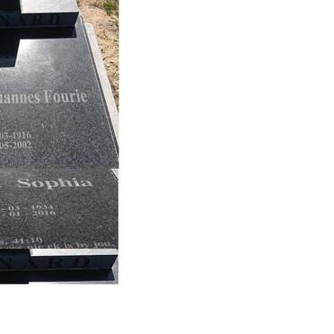 BARNARD Hendrik Johannes Fourie 1916-2002 &amp; Pauline Sophia 1934-2016