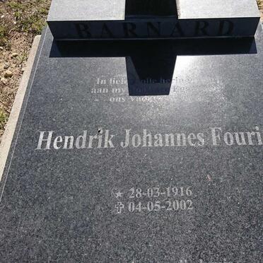 BARNARD Hendrik Johannes Fourie 1916-2002 &amp; Pauline Sophia 1934-2016