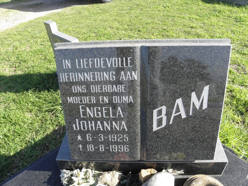 BAM Engela Johanna 1925-1996