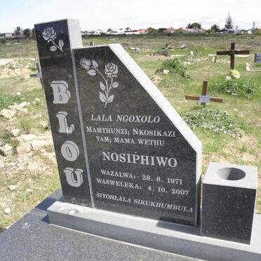 BLOU Nosiphiwo 1971-2007