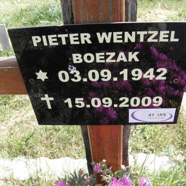BOEZAK Pieter Wentzel 1942-2009