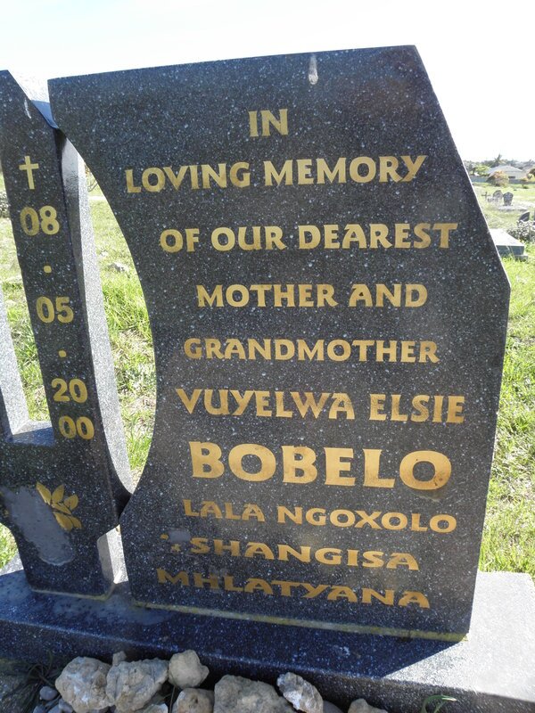 BOBELO Vuyelwa Elsie -2000