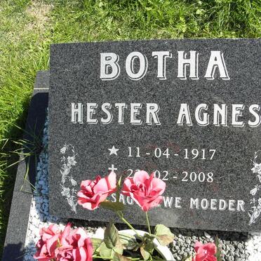 BOTHA Hester Agnes 1917-2008