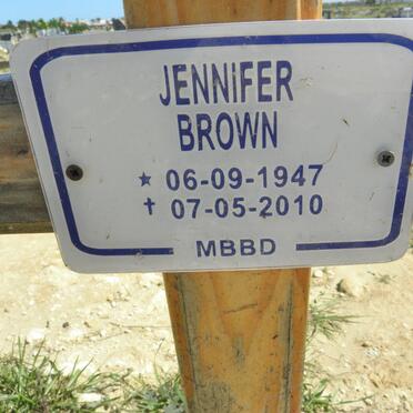 BROWN Jennifer 1947-2010