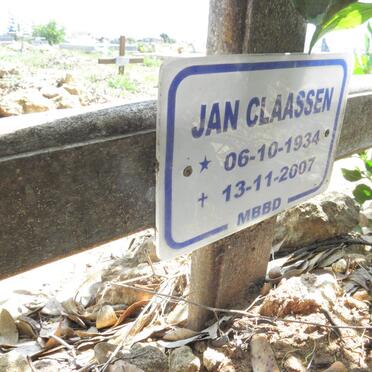 CLAASSEN Jan 1934-2007