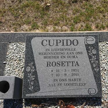 CUPIDO Rosetta 1934-2011
