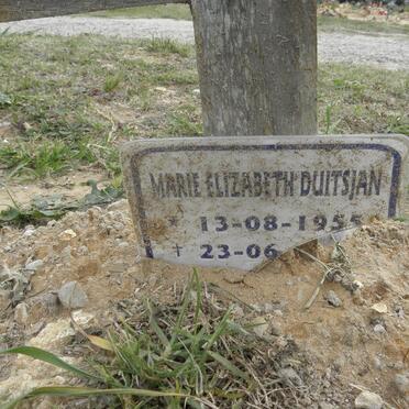 DUITSJAN Marie Elizabeth 1955-?