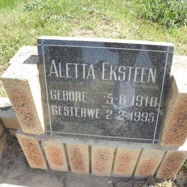 EKSTEEN Aletta 1910-1995