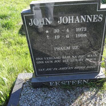 EKSTEEN John Johannes 1973-1998