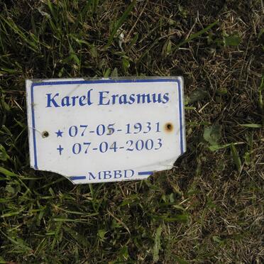ERASMUS Karel 1931-2003