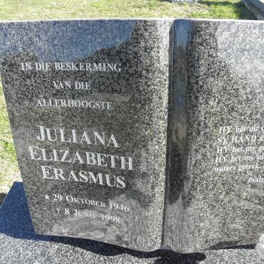 ERASMUS Juliana Elizabeth 1946-1998