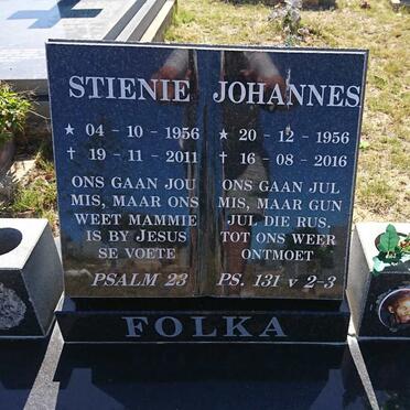 FOLKA Johannes 1956-2016 &amp; Stienie 1956-2011