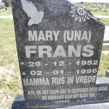 FRANS Mary 1952-1996